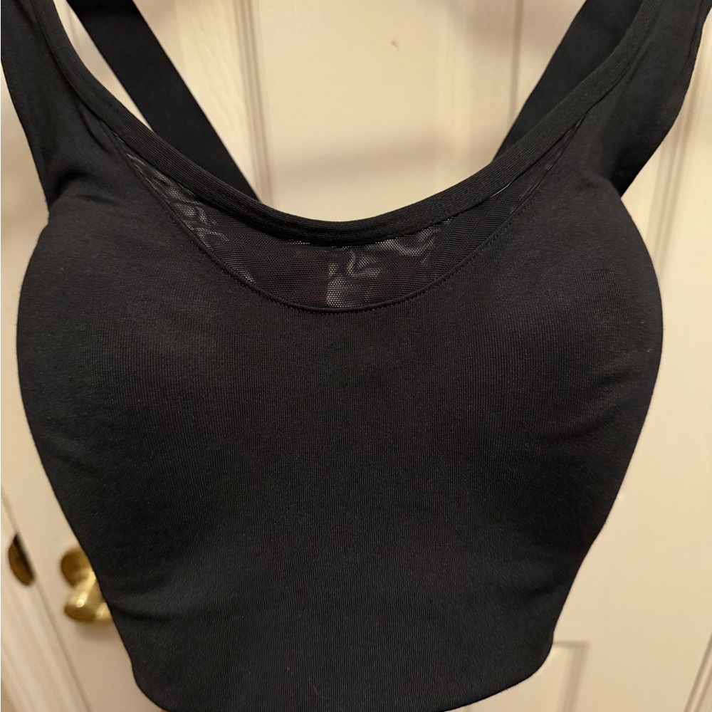 PINK Victoria's Secret Black Bra Top